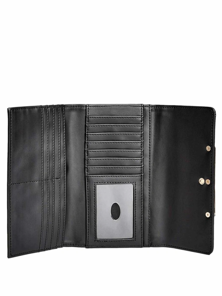 Peněženka Guess Stelzer Logo Check - černá