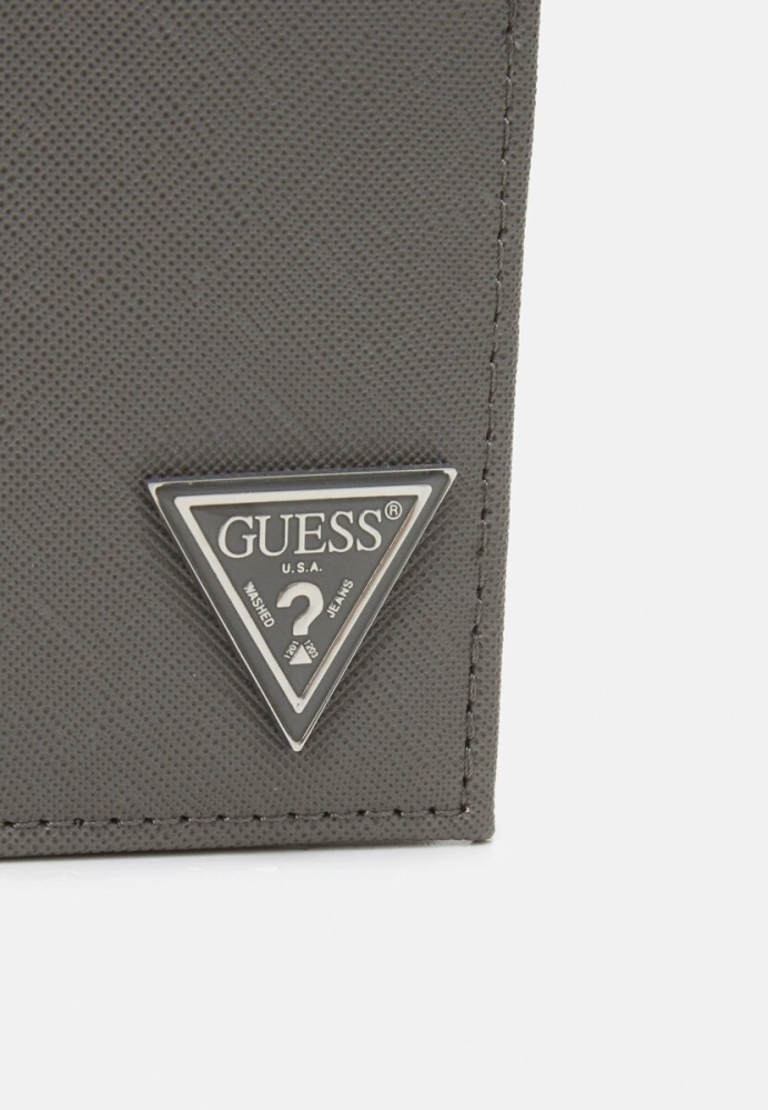 Pánská kožená peněženka Guess CERTOSA - šedá